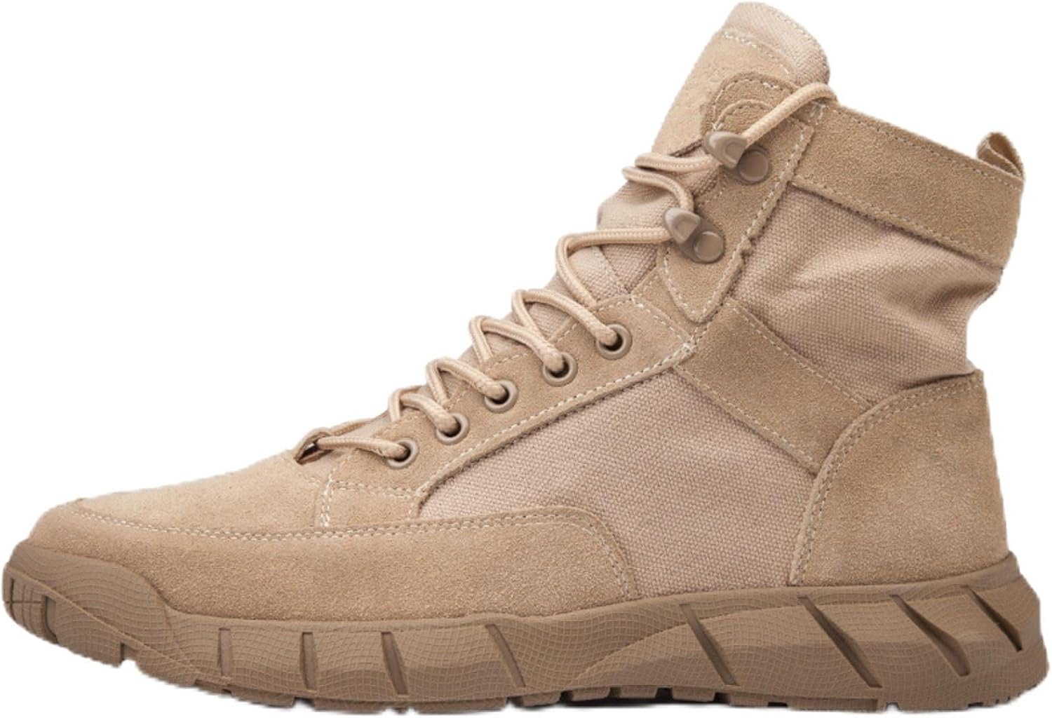 

Мужские ботинки водонепроницаемые, военные тактические, мужские боевые походные ботинки, мягкие и дышащие, подходящие для гор и джунглей Houdbdol, хаки