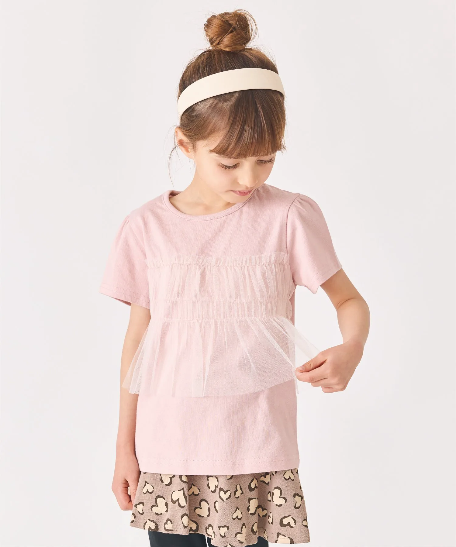 Шифоновая футболка Ever Closet, цвет Dusty Pink — фото 3
