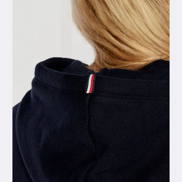 Толстовка мини-боди свободного кроя с логотипом Tommy Hilfiger, синий — фото 3