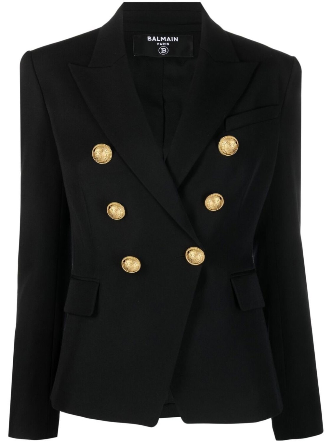 

Balmain двубортный жакет, черный