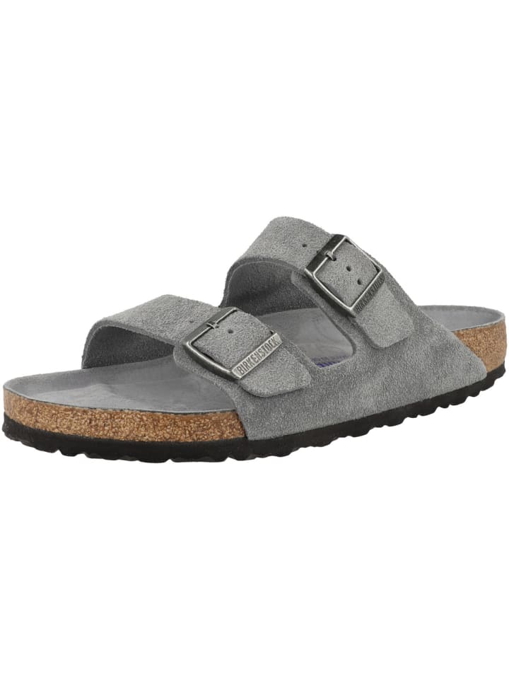 Классические сандалии Birkenstock, серый — фото 4