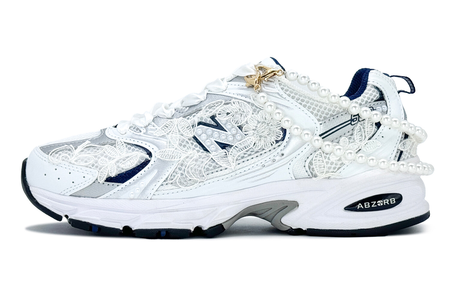 

Кроссовки NB 530 унисекс с низким верхом белые New Balance