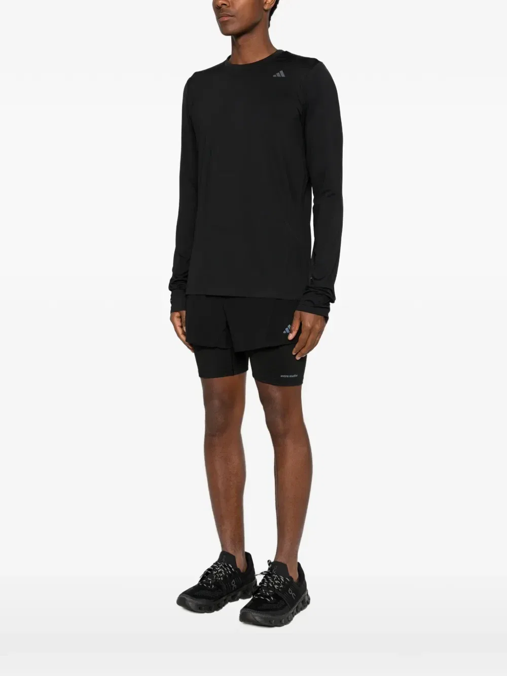 Футболка с длинными рукавами и логотипом X Entire Studios adidas, черный — фото 3