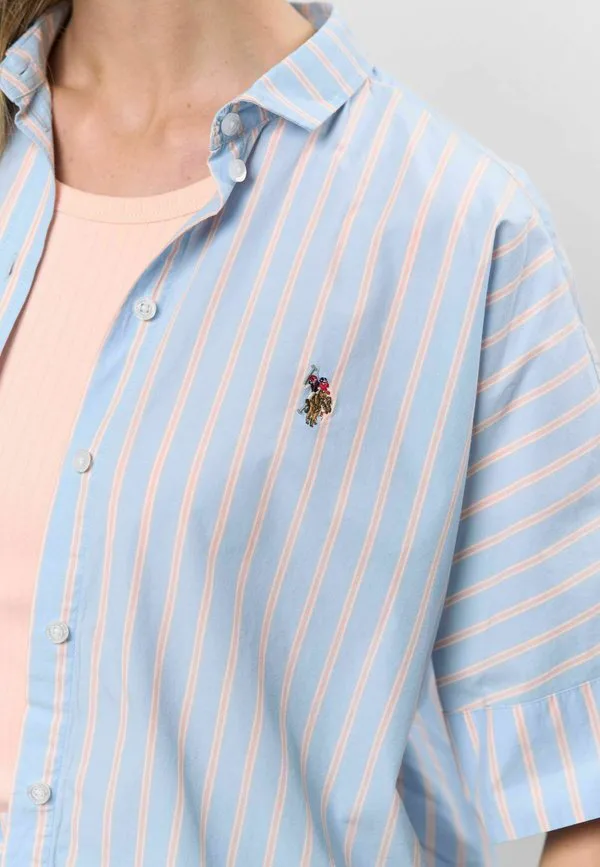 Блузка на пуговицах uwmelodie U.S. Polo Assn., Cerulean — фото 4