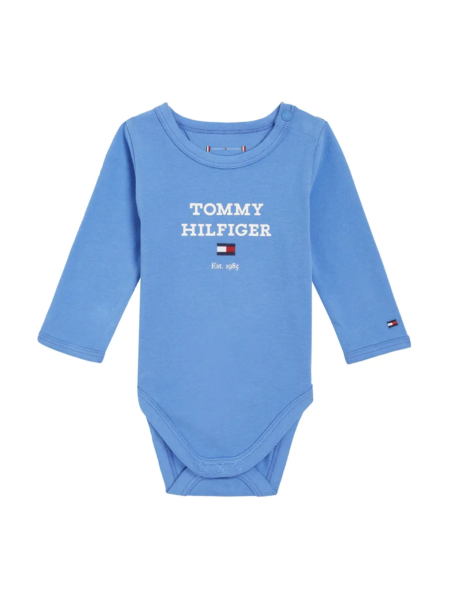 

Комбинезон Tommy Hilfiger "BABY TH LOGO BODY L/S", с надписью-логотипом, цвет Blue Spell