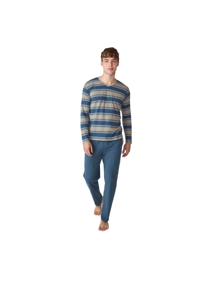 

J and J Brothers Синяя пижама