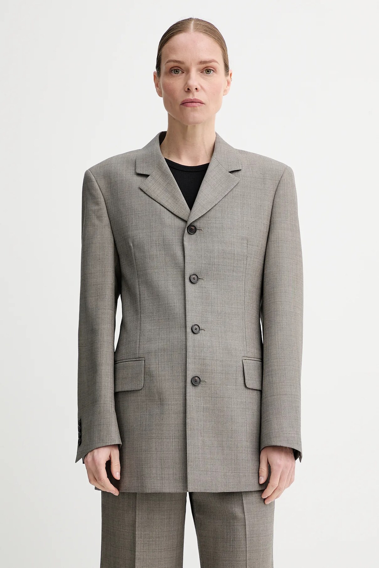 

Куртка из смеси шерсти Filippa K, коричневый