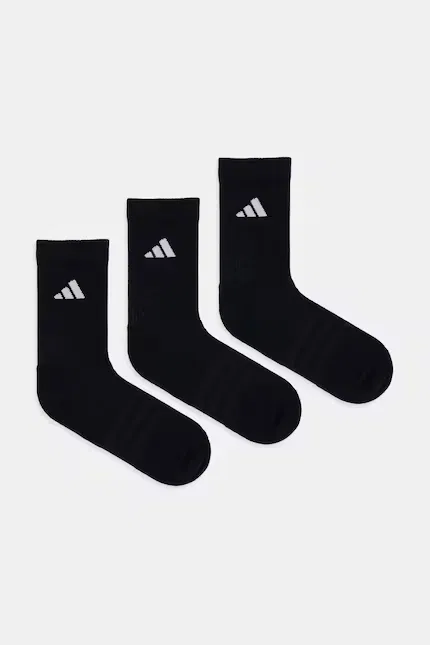 Носки 6 пар мягкие Adidas, черный