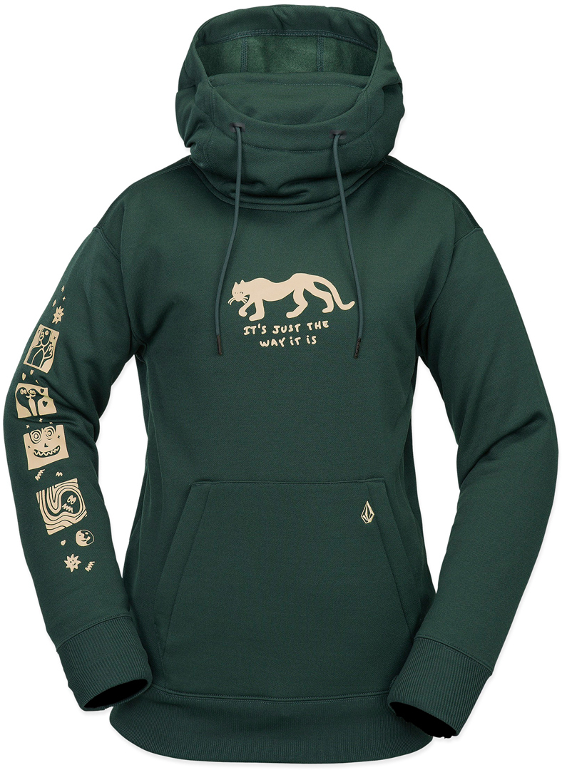 

Volcom Женская куртка hydro riding hoodie scarab S