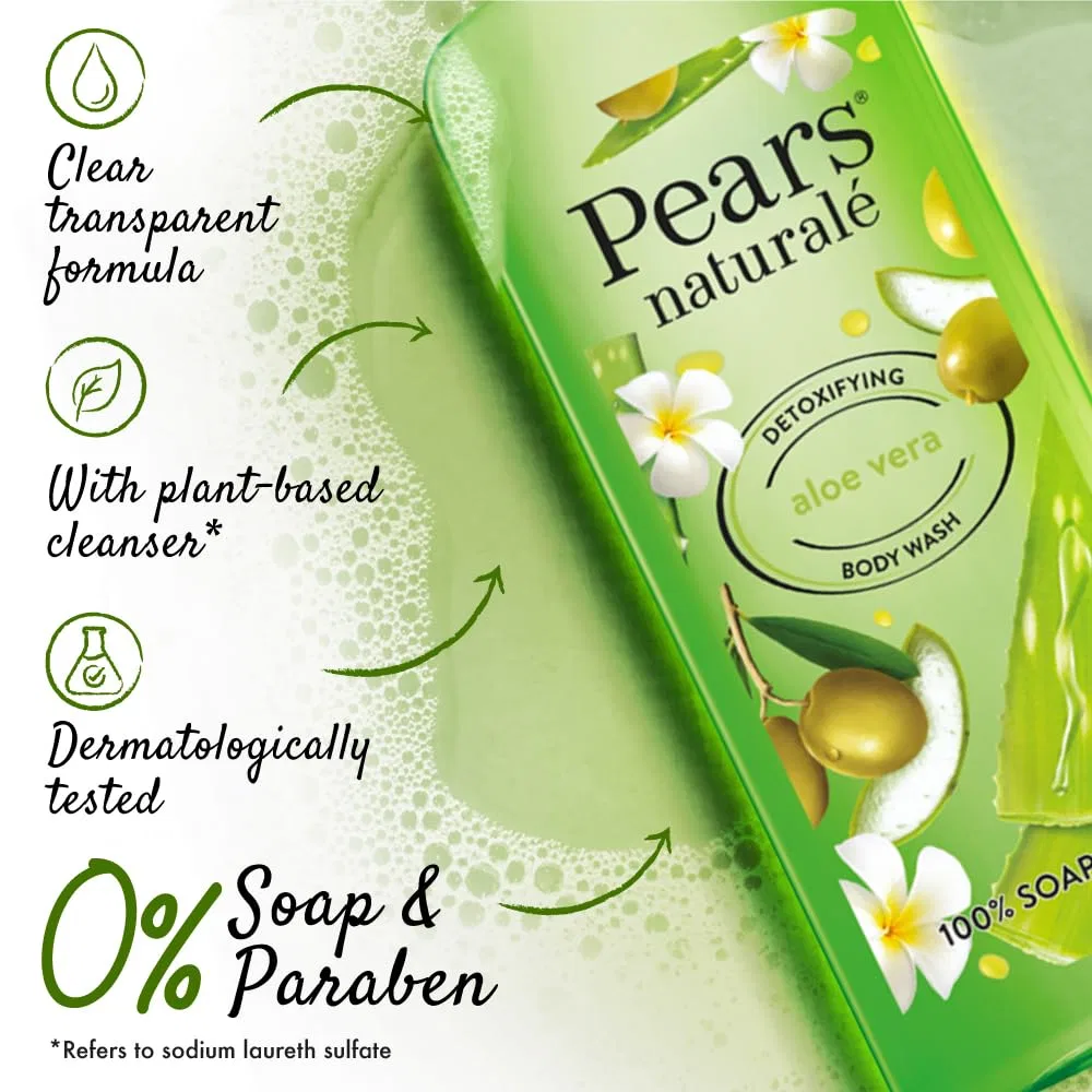 Гель для душа Pears Naturalé с алоэ вера, 6 x 250 мл Pears — фото 2