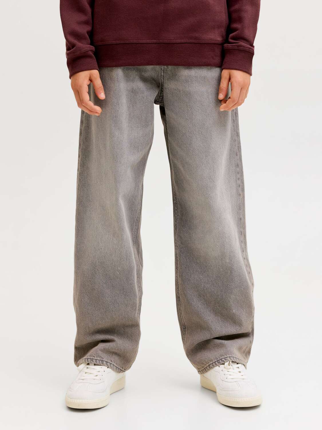 Jack & Jones Junior Джинсы Regular 'JJIALEX JJORIGINAL' в сером дениме — фото 3