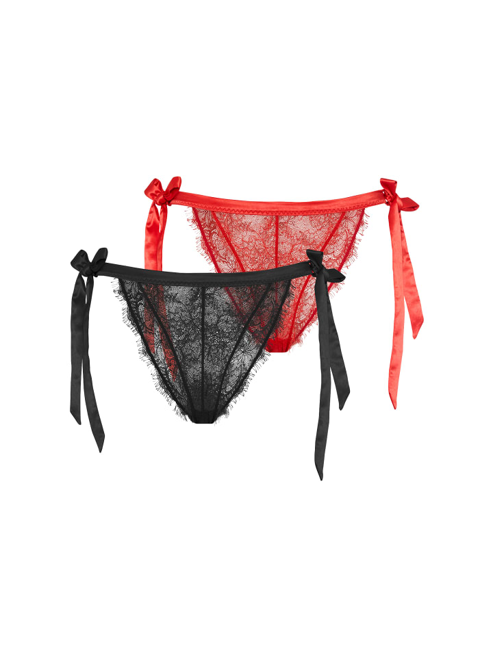 

Трусы LSCN BY LASCANA, цвет cherry-red, schwarz