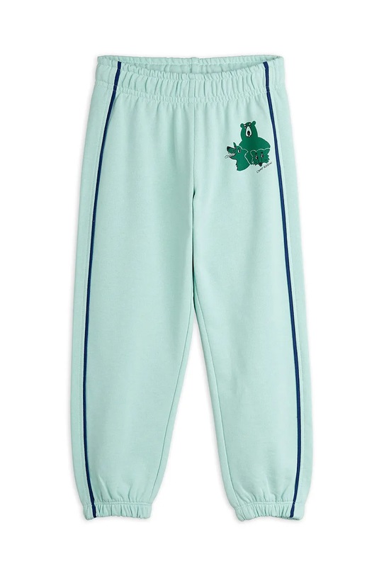 

Детские хлопковые спортивные брюки Camp Rodini Mini Rodini, бирюзовый