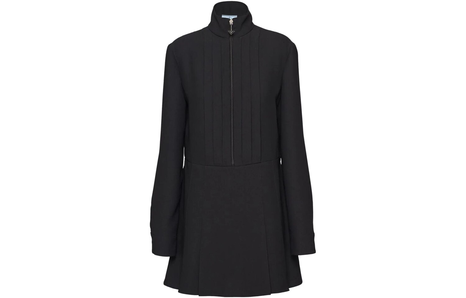 

Платье с длинными рукавами женское черное Prada