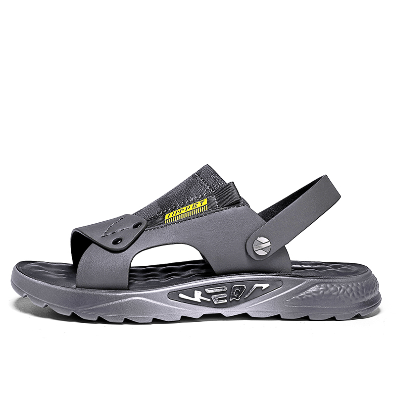 

LONGYING Мужские пляжные сандалии серые, цвет Gray