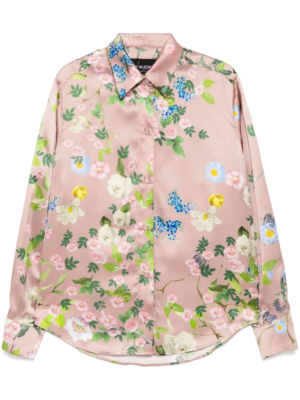 

Шелковая рубашка Collectible Cynthia Rowley, розовый