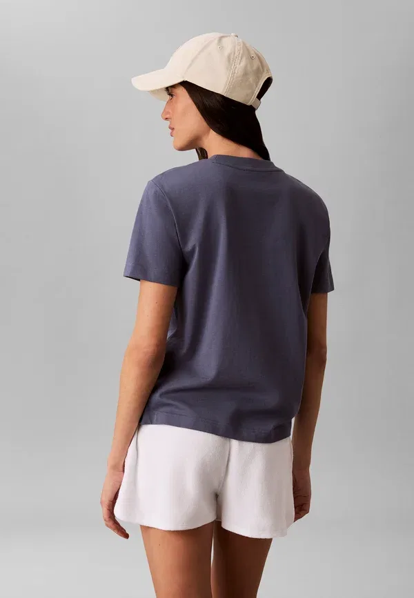 Футболка Calvin Klein Classic logo tee basic, синий — фото 2