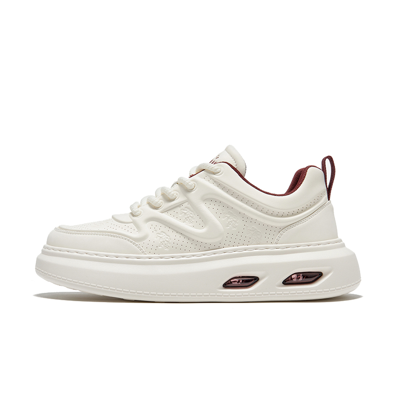 

U.S. POLO ASSN. Низкие скейтбордские кроссовки мужские бело-красные, цвет White Red