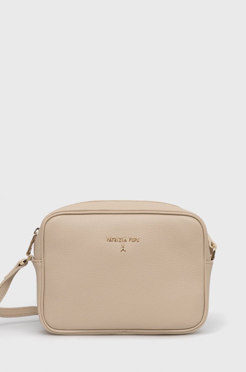 

Кожаная сумочка Patrizia Pepe, бежевый