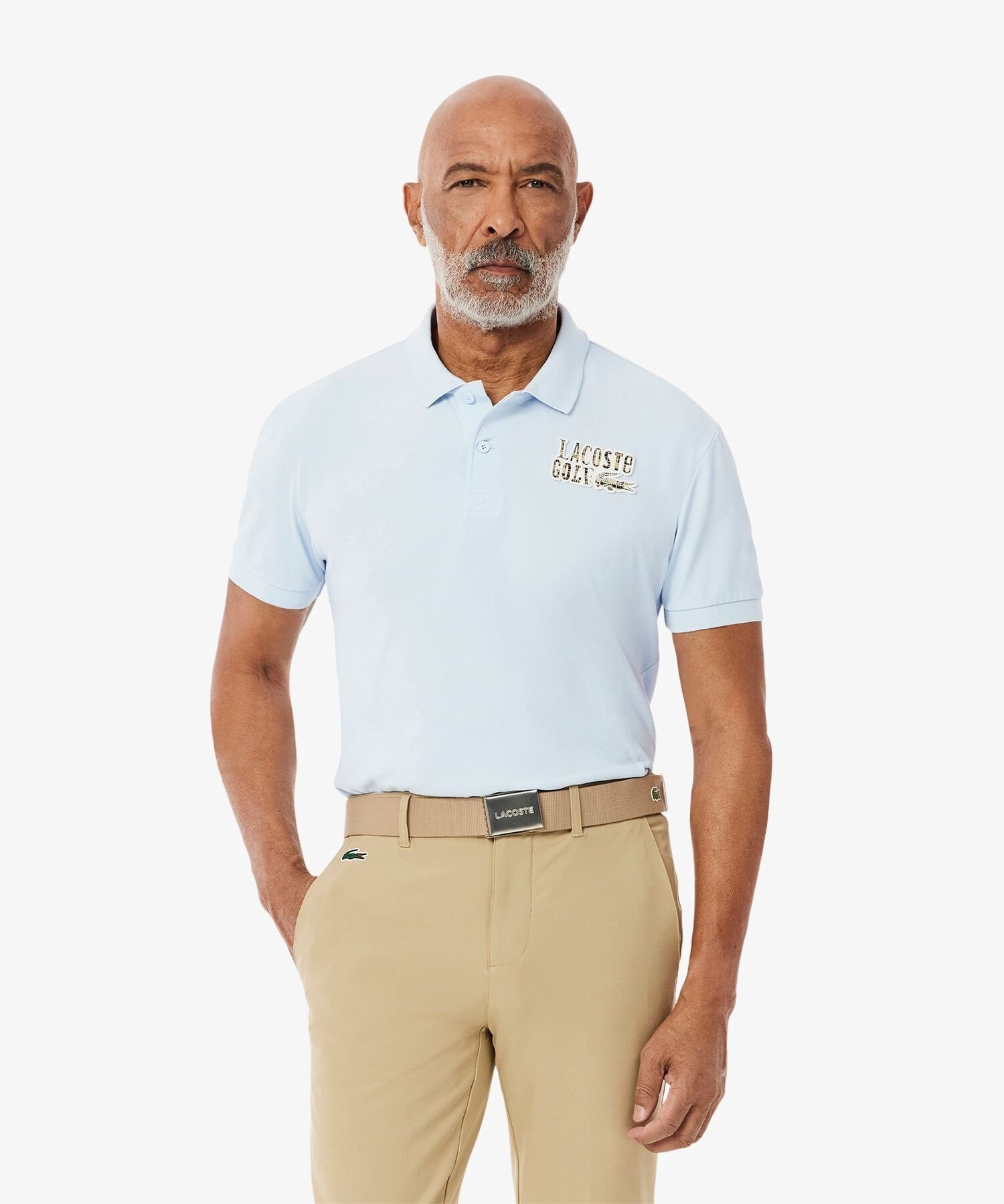 Футболка-поло Lacoste с нашивкой для гольфа Lacoste, Light blue