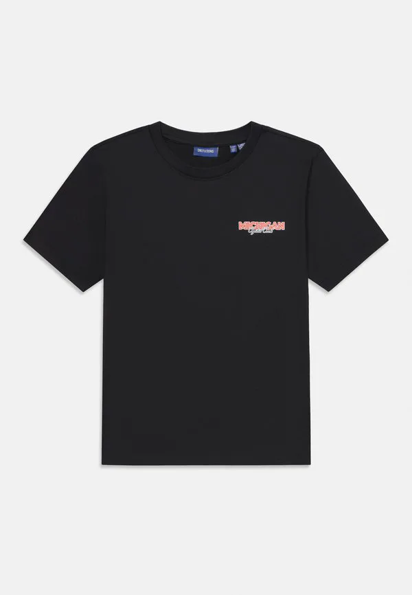 Футболка с принтом osjfred states life Only & Sons Junior, Black