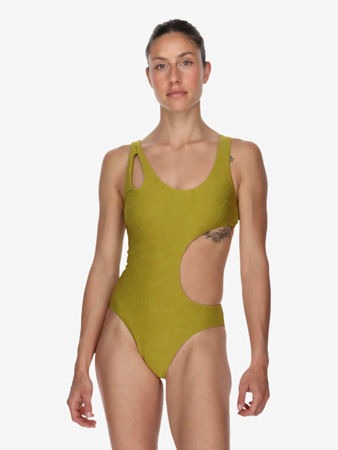 

Цельный купальник Nike Swim BLOCK TEXTURE, желтый