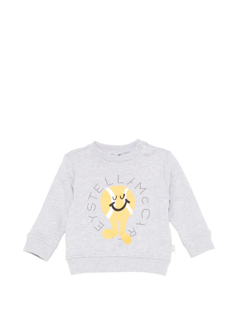 

Свитшот с графическим принтом Stella Mccartney Kids, серый