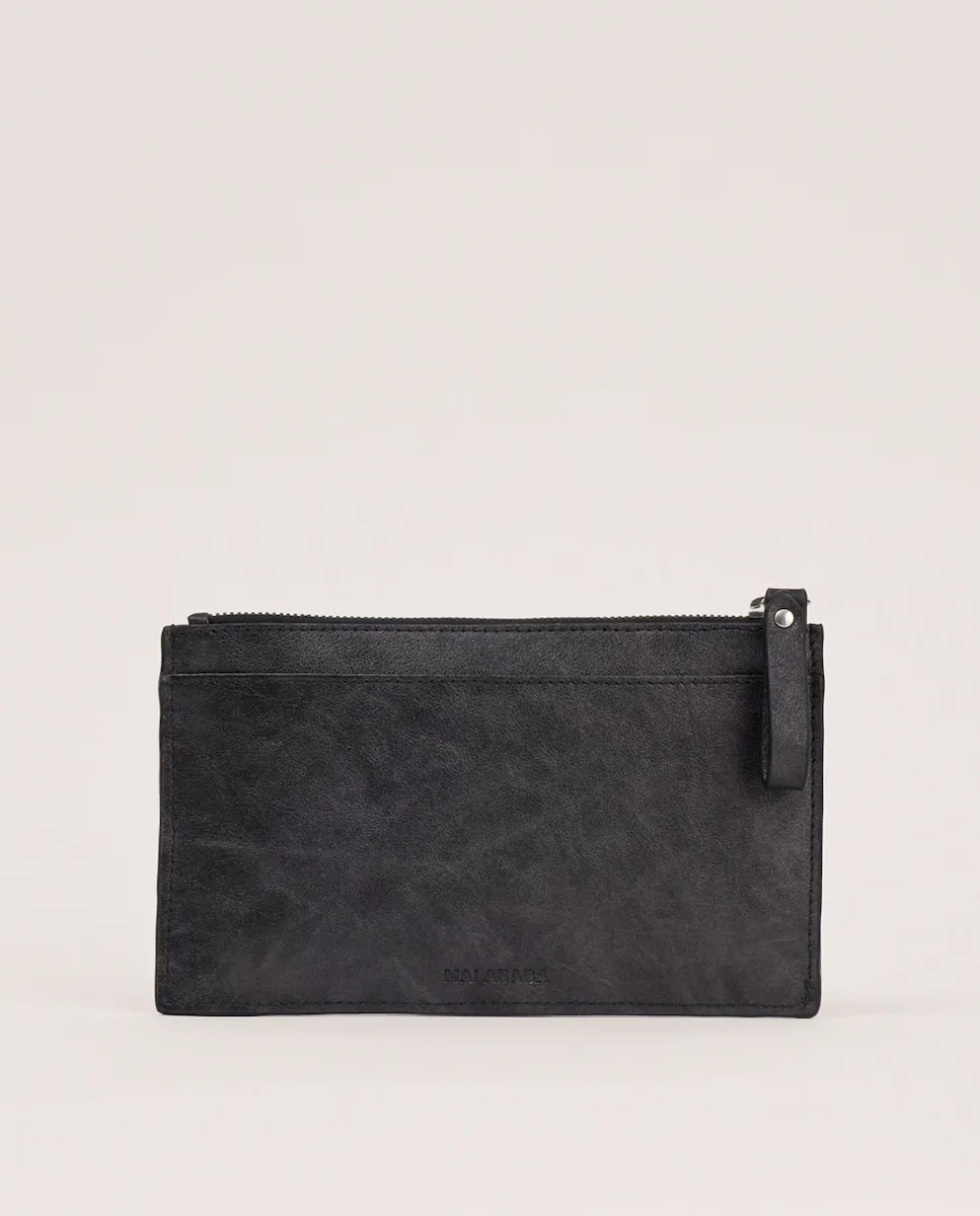 

Женский кожаный держатель для карт с несколькими отделениями Malababa, темно-серый