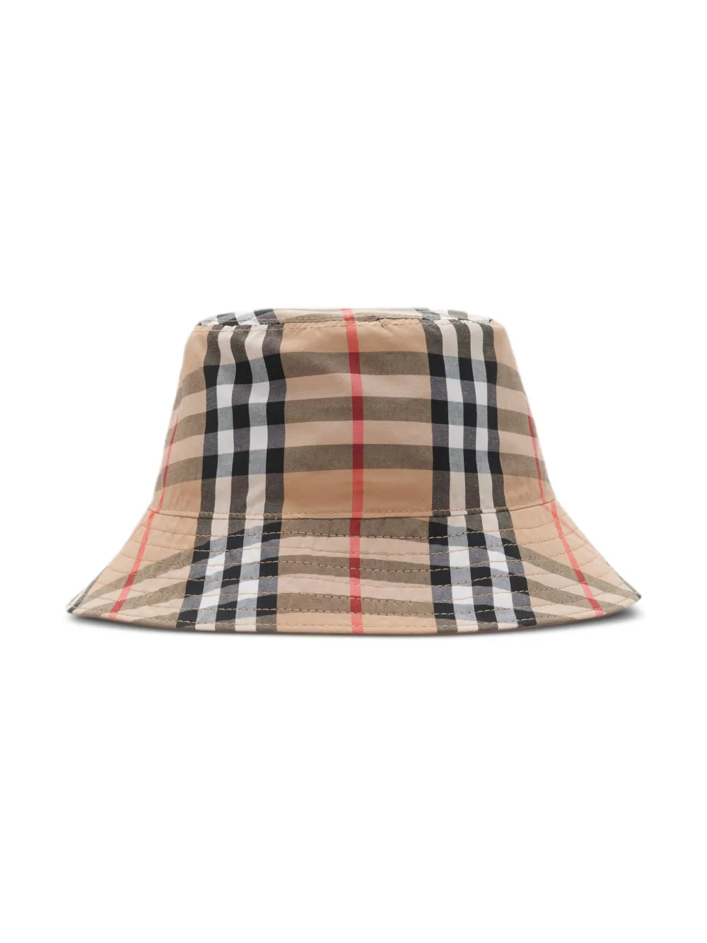 

Панама в клетку BURBERRY KIDS, коричневый