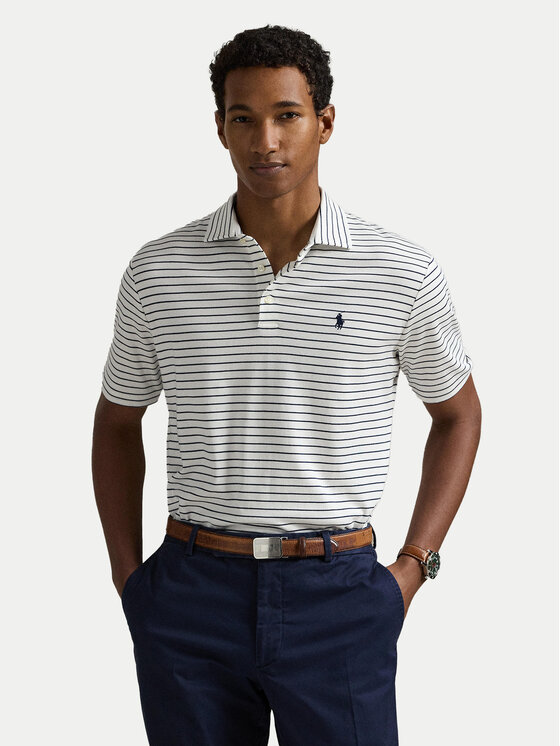 

Рубашка поло облегающего кроя 710969622001 Polo Ralph Lauren, белый