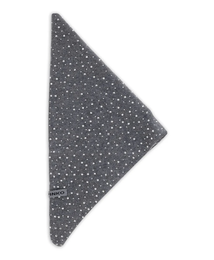 

Серое жемчужное платье в швейцарском стиле Pinko, серый