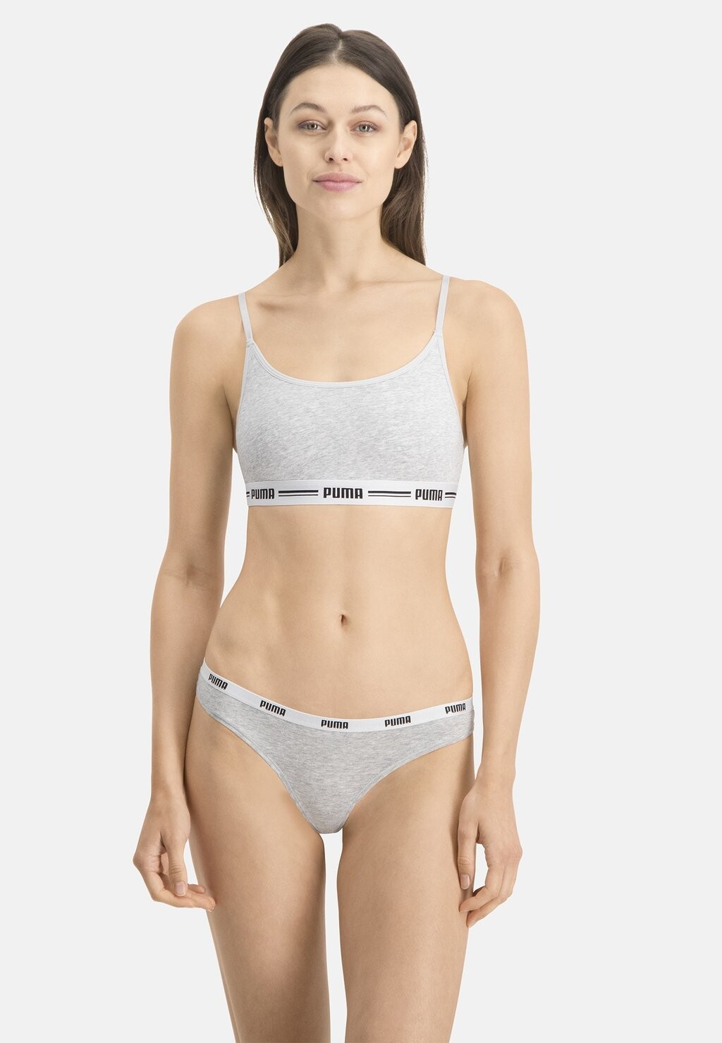 

Стринги WOMEN STRING 6 PACK Puma, цвет grey black white