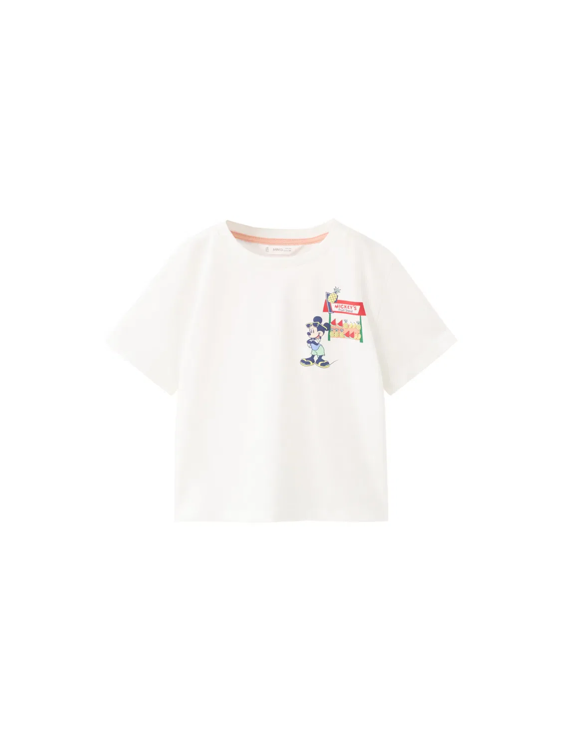 Футболка 'MIMOUSE' Mango Kids, White