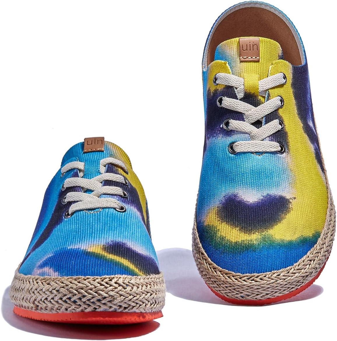 

Мужские кроссовки UIN серии Formentera с художественной росписью, для прогулок и путешествий, легкие, комфортные, модные, Formenteraⅰ-brushstrokes Waves