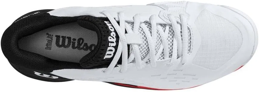 Кроссовки Wilson Herren Wilsontennis Shoes, White Black Poppy Red — фото 2