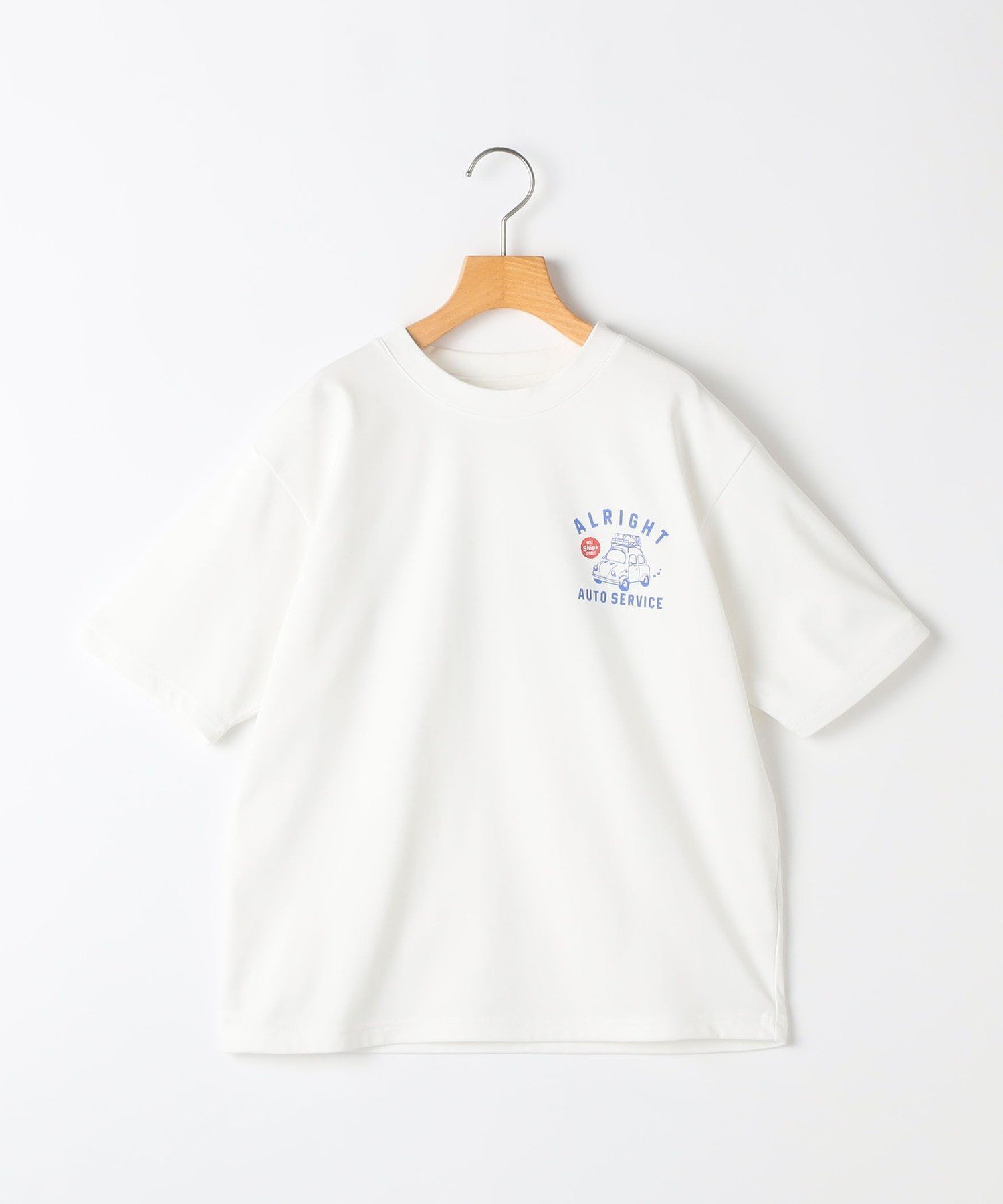 Детская футболка с коротким рукавом и принтом, размер 140~160 см SHIPS KIDS, White