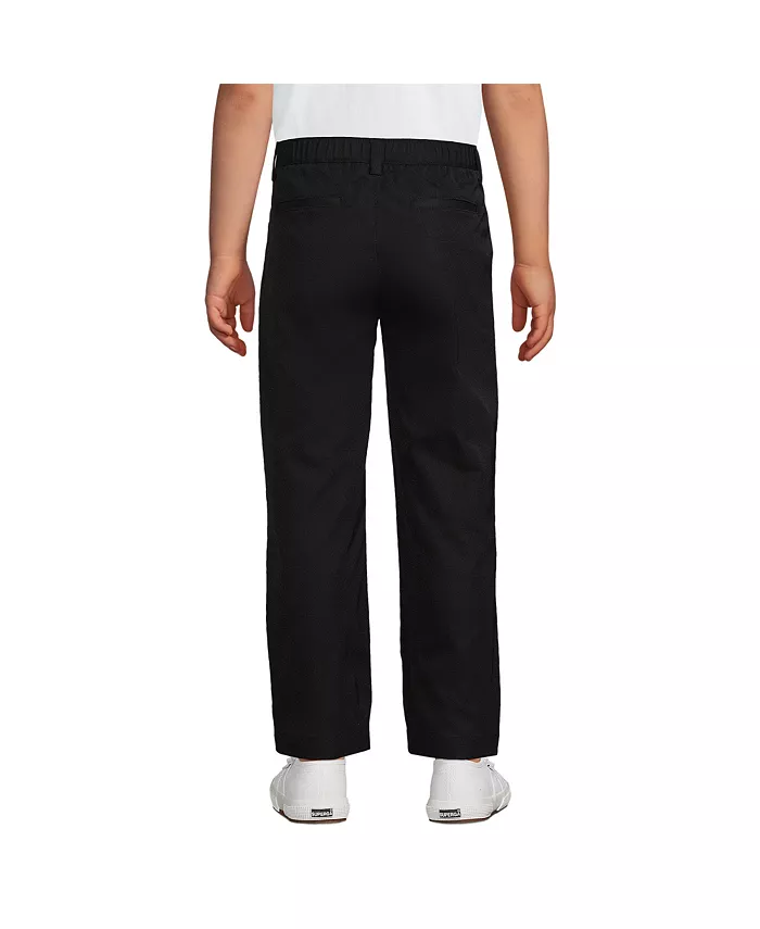 Брюки чинос Iron Knee Active Performance для мальчиков Lands' End, черный — фото 3