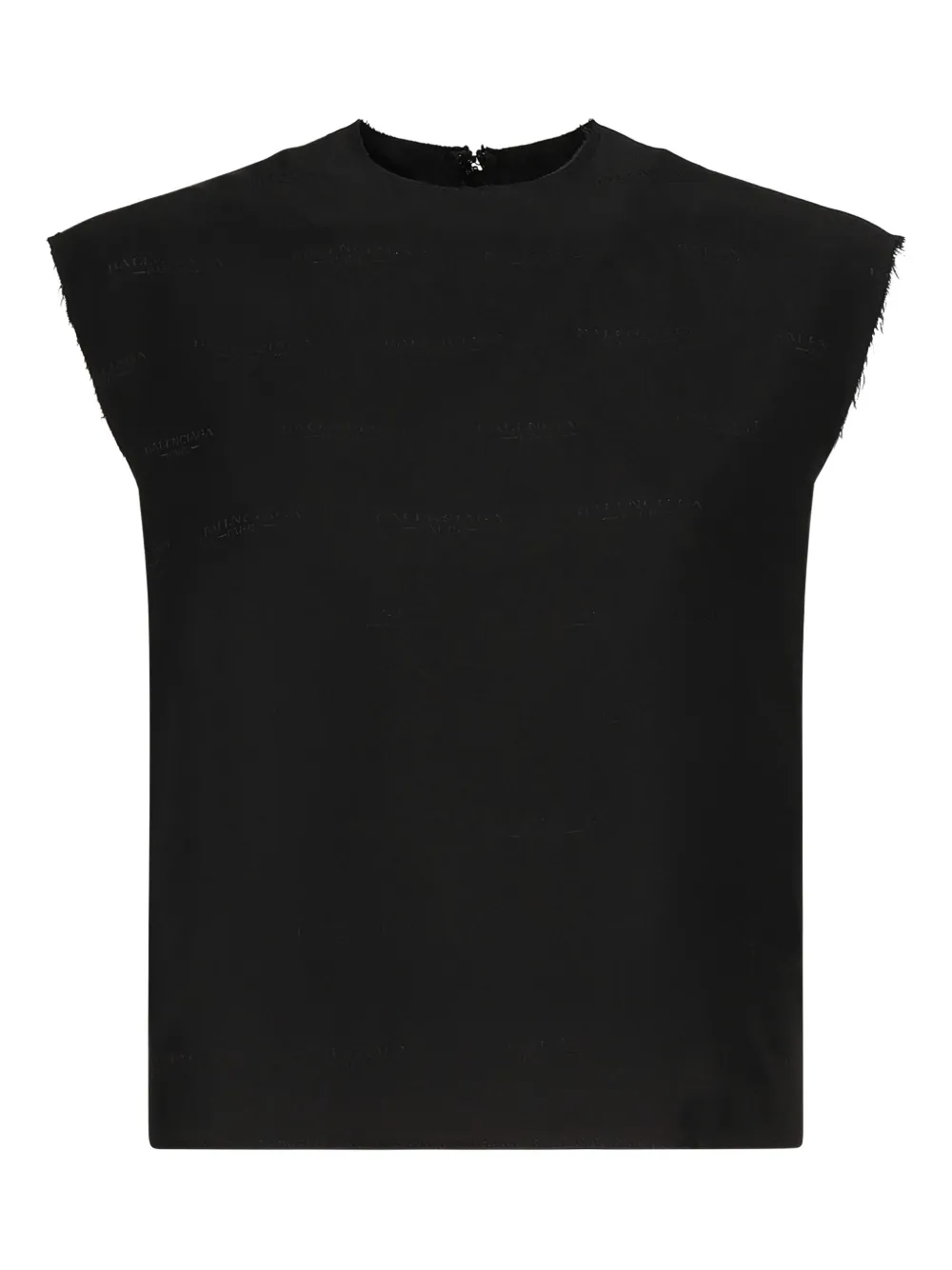 

Топ с логотипом BALENCIAGA, черный