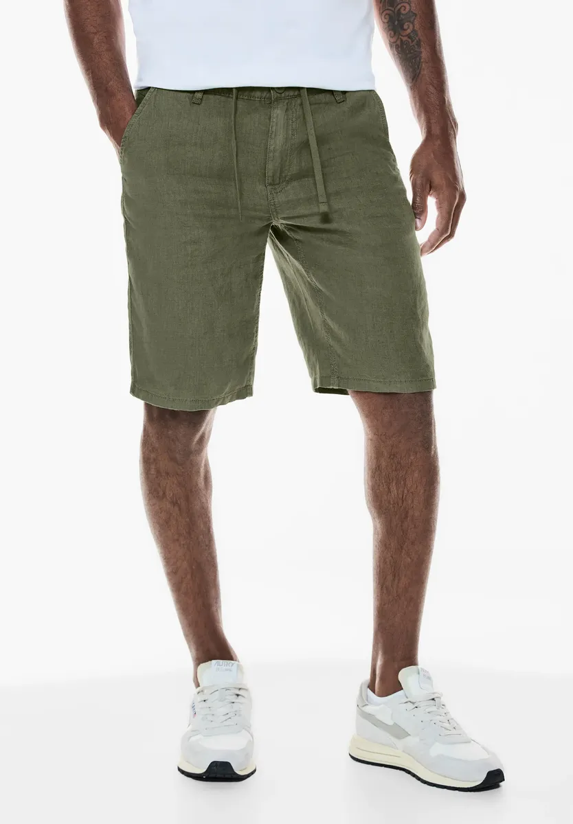 

STREET ONE MEN шорты, однотонные, зеленый