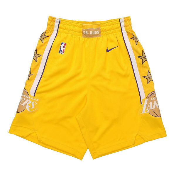 

Шорты nba sw 19-20 la lakers swingman shorts yellow Nike, желтый