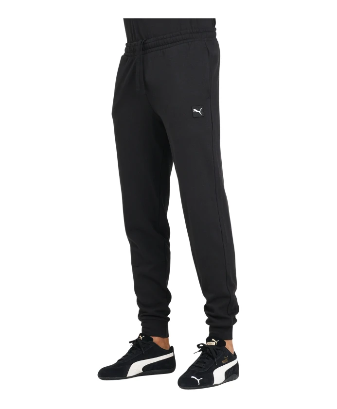 

Черные спортивные брюки с высокой талией Puma, черный
