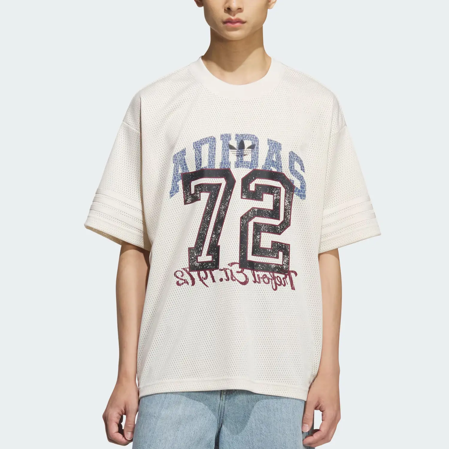 Футболка RETROTop SS25 Unisex Adidas Originals, белый — фото 3