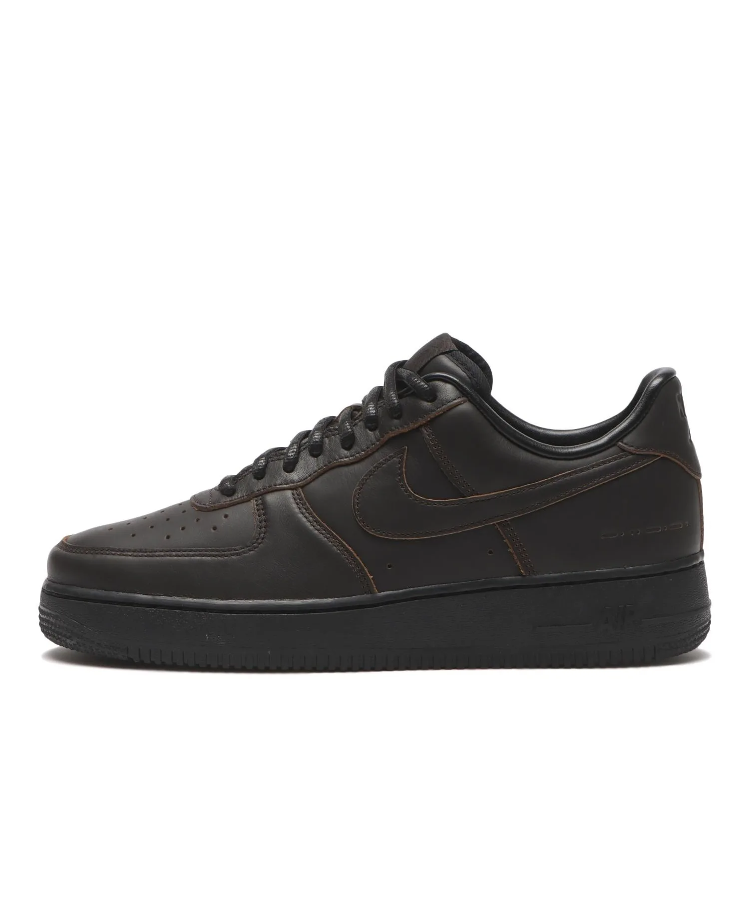 Кроссовки с амортизацией AIR FORCE 1 '07 PRM NIKE чёрные