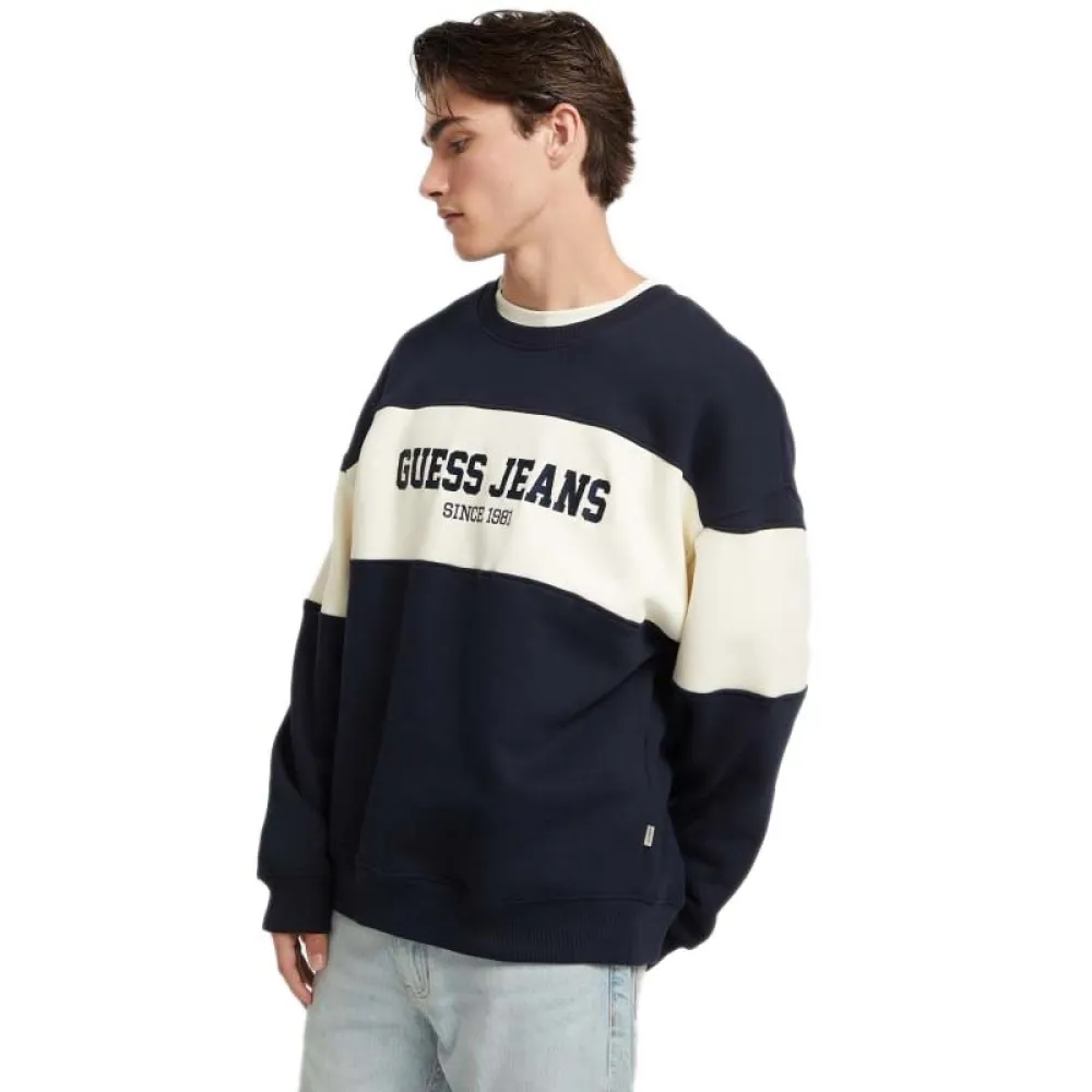 

Толстовка Guess Jeans Gj Cn Horizont Stripe, синий