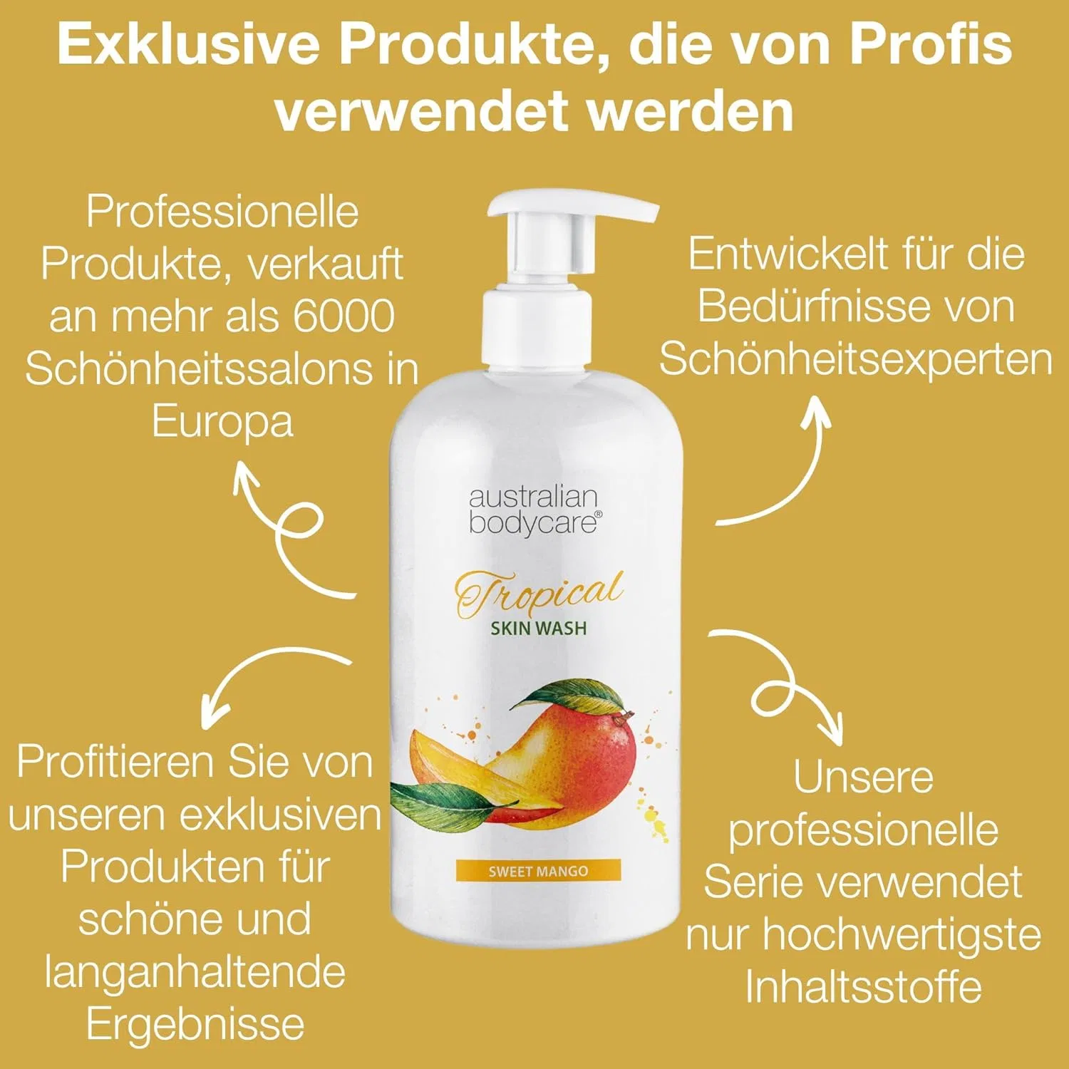 Гель для душа с манго и маслом чайного дерева Australian Bodycare Professional, 500 мл Australian Bodycare — фото 3