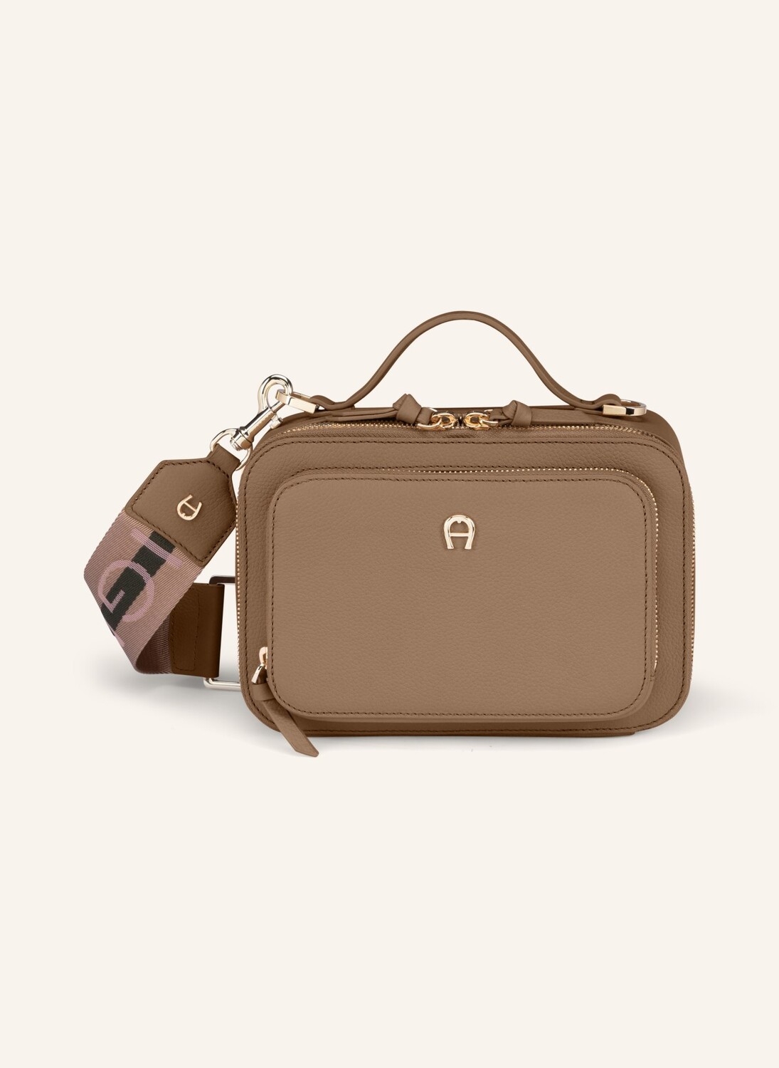 

Сумка через плечо AIGNER, бежевый