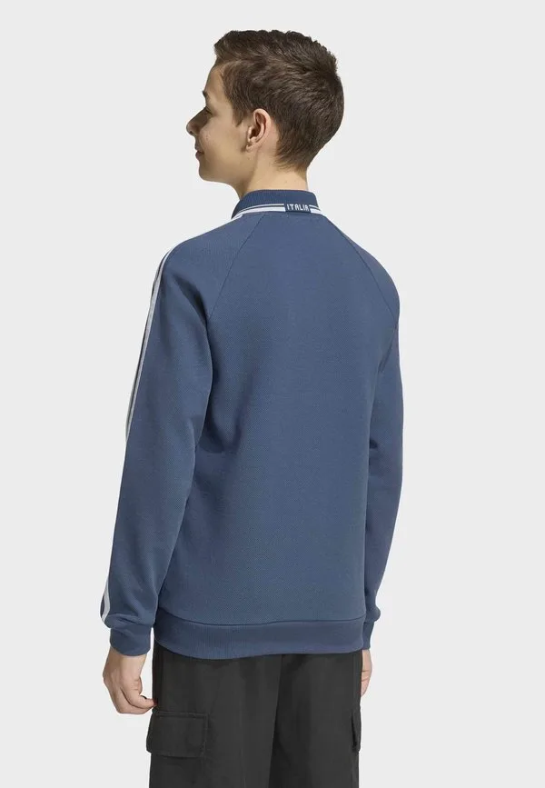 Детская тренировочная куртка с изображением гимна италии Adidas Originals, Night Marine — фото 3