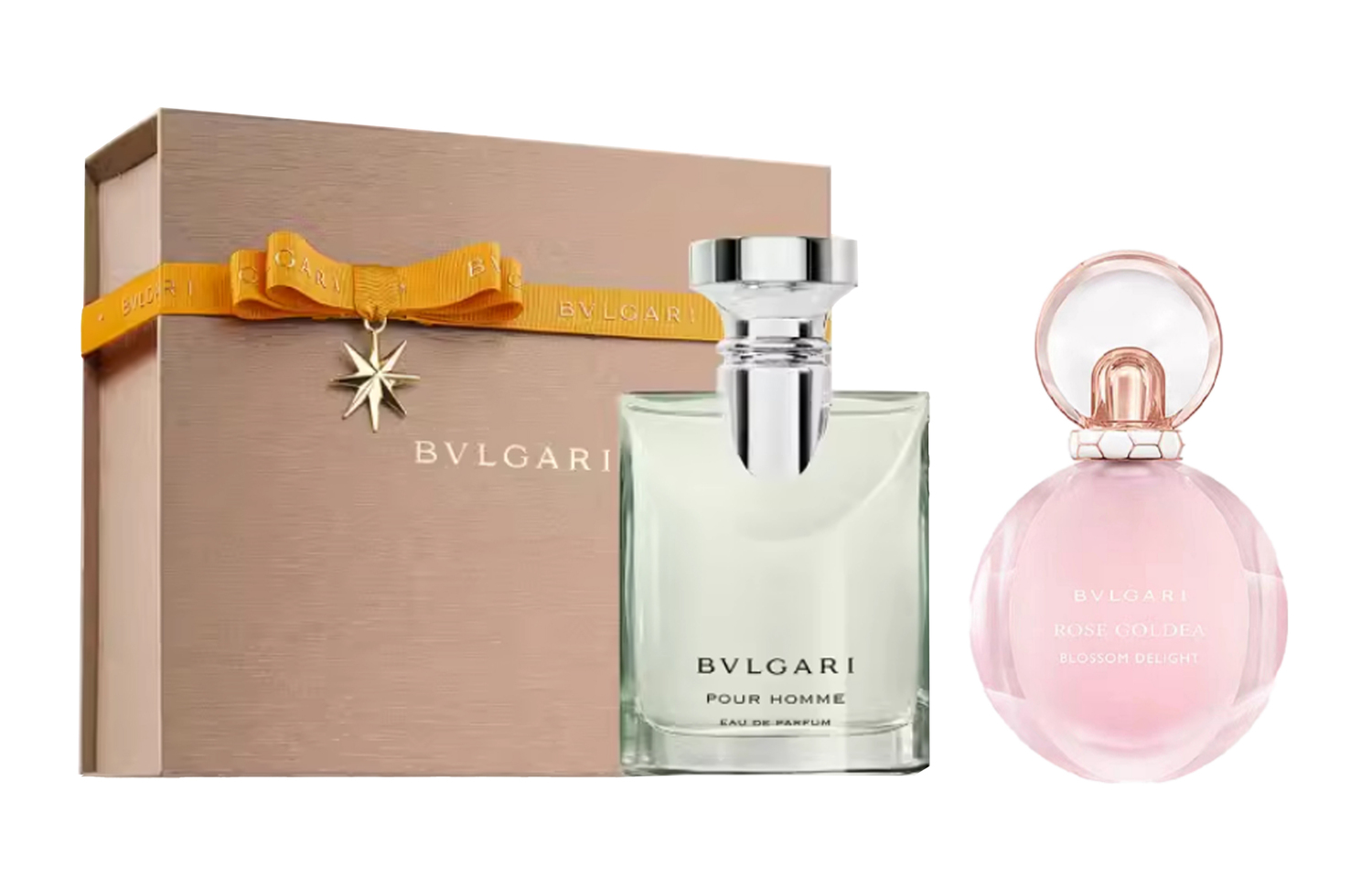 Парфюмерный набор Bvlgari, Rose Goldea Blossom Delight + Bvlgari Pour Homme, 50 мл+50 мл — фото 2