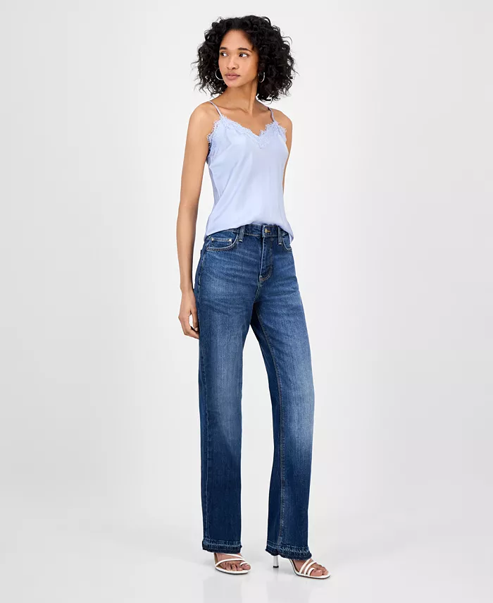 

Женские джинсы прямого кроя в стиле 80-х GUESS, синий