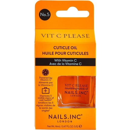 

Nails.Inc Vit C Please Масло для кутикулы с витамином С 14 мл, Nails Inc